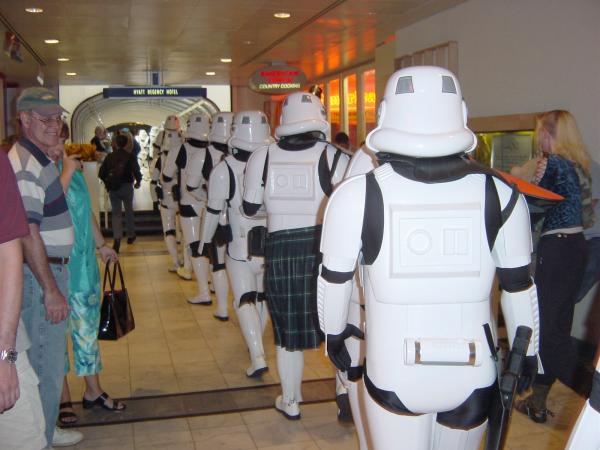 Stormtroopers leaving